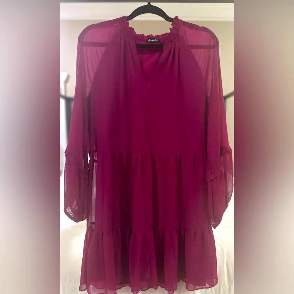 Express Magenta Dress